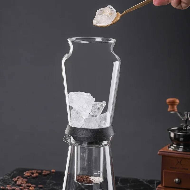 Glass Cold Brew Coffee Maker Ice Ball Coffee and Tea Tools Cooking Machines Makers Machine Brewer Accessories Drip Set Distilled