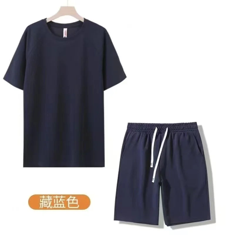 2026 new hot selling 3D silicone letter plush short sleeved high street casual sports shorts, suitable for both men and women