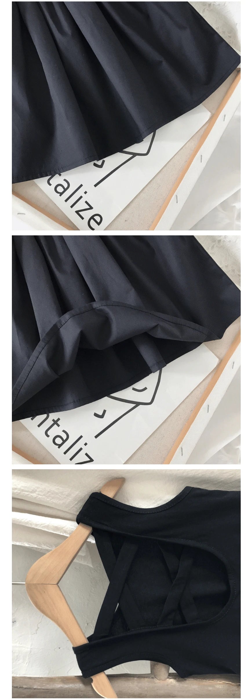 2024 Summer Girls Elegant Goth Dresss Black Sleeveless Tutu Dress Backless Off Shoulder Party Kid Dresses 2 4 5 6 7 8 Years Old