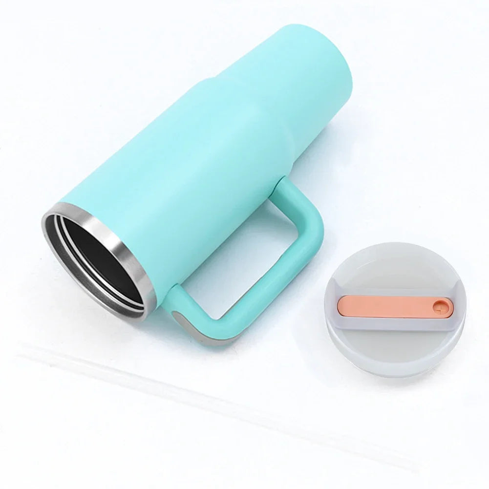 40Oz for Stanley  Tumbler Lid for Stanley Cup Lid Water Bottle Cover Splash Spill Proof Straw Lid for Stanley Cup Accessories