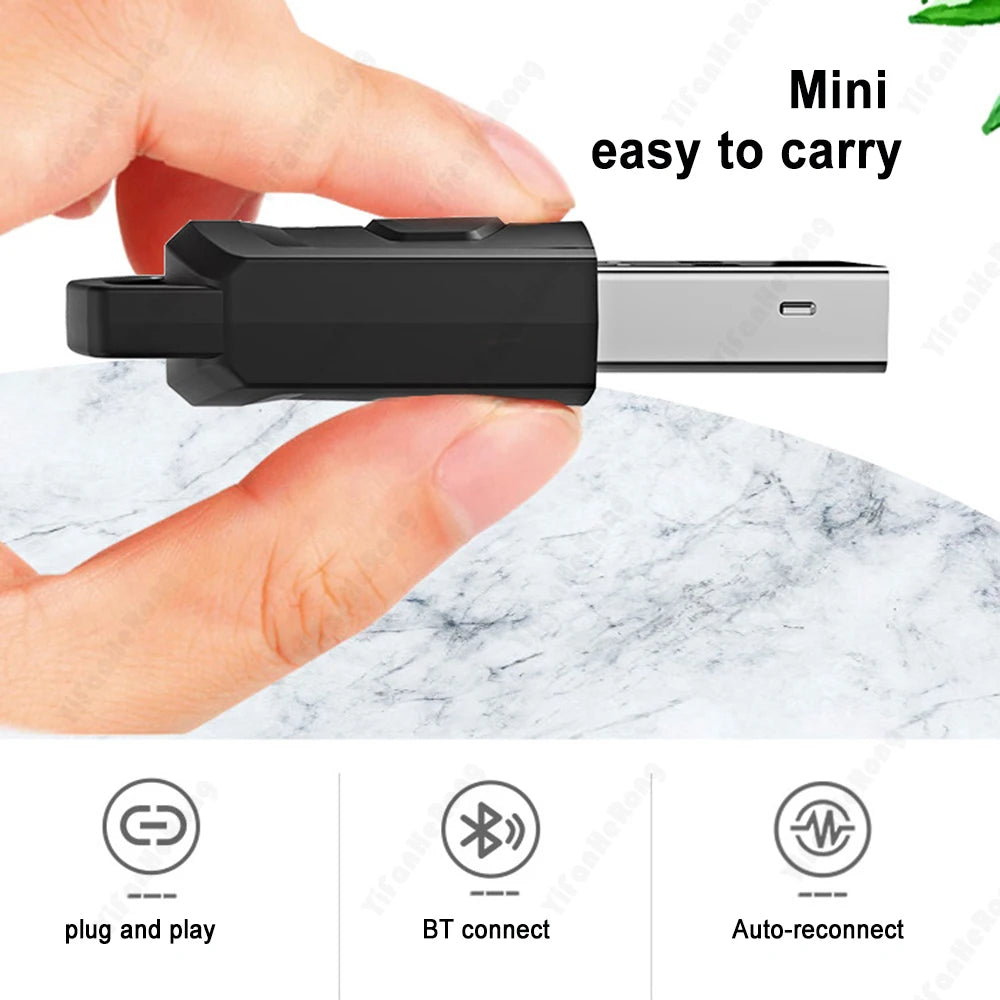 Game Console Headset Bluetooth-compatible Audio Transmitter Wireless Headphone Adapter Receiver For PS4 PC Gaming Accessories