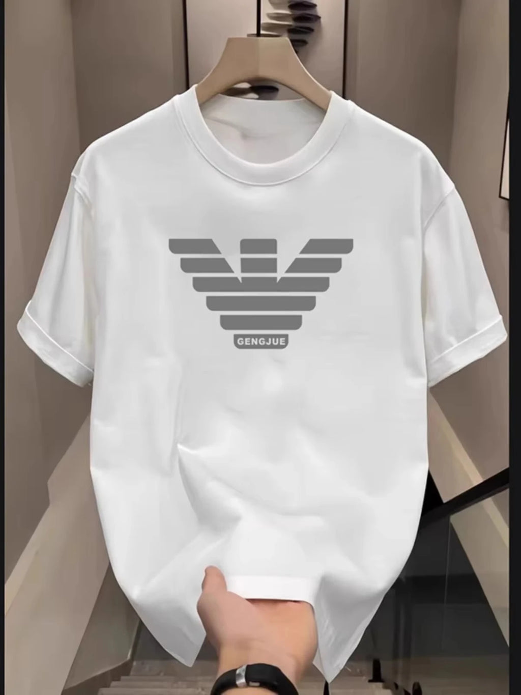 new style Fashionable Bestseller - Loose-Fitting Round-Neck Summer Cotton T-Shirt for Men and Women, Stylish and Breathable Top