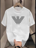 new style Fashionable Bestseller - Loose-Fitting Round-Neck Summer Cotton T-Shirt for Men and Women, Stylish and Breathable Top
