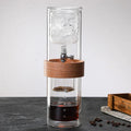 Glass Cold Brew Coffee Pot Glass Coffee Tools Double Layer Ice Drip Hand Brew Coffee Pot Set Barista Accessories