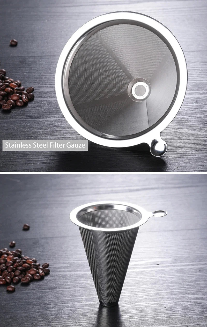 Hand Brewed Coffee Sharing Pot Filter Screen Glass Coffee Filter Cup Coffee Pot Set Drip Small Household Glass Pot 400-800ml