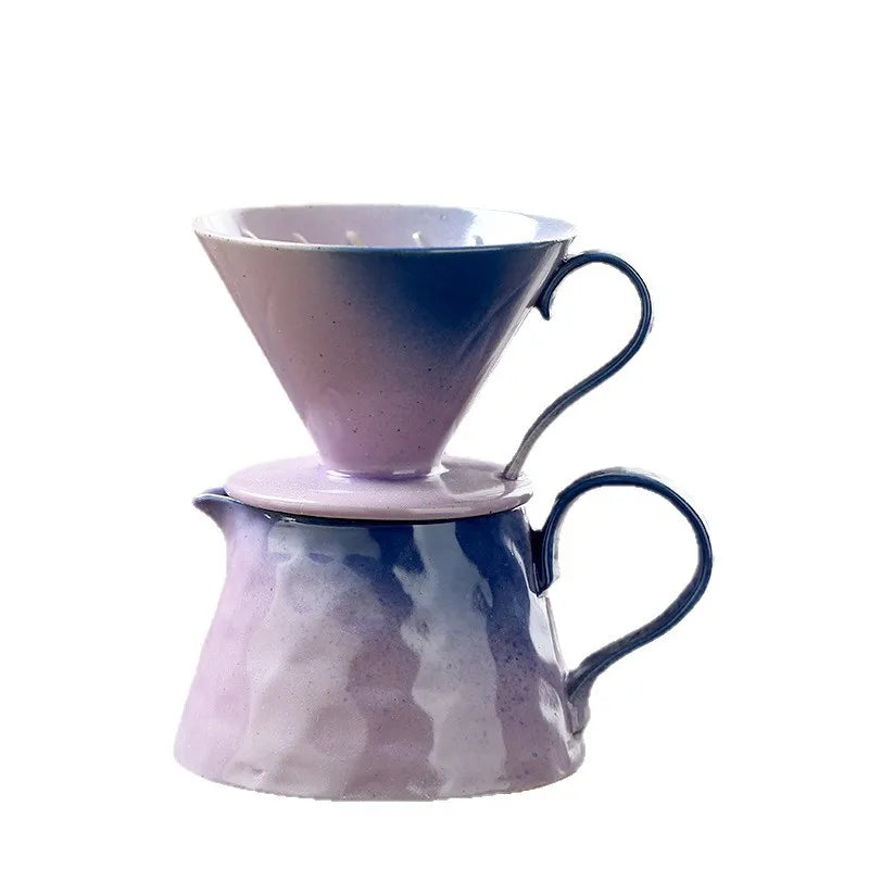 Ceramic V60 Coffee Dripper Funnel Large Capacity Sharing Pot Hand Pour Tool