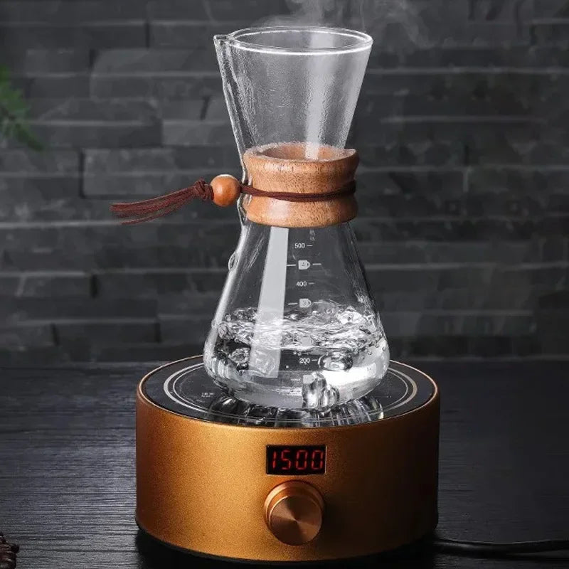 Hand Brewed Coffee Sharing Pot Filter Screen Glass Coffee Filter Cup Coffee Pot Set Drip Small Household Glass Pot 400-800ml