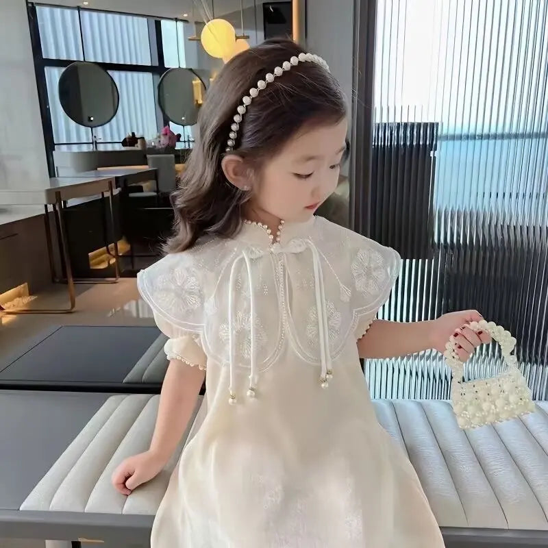 Girls Princess Dress New Fashion Party Costumes Kids Casual Outfits Baby Lovely Suits 2024 Dress