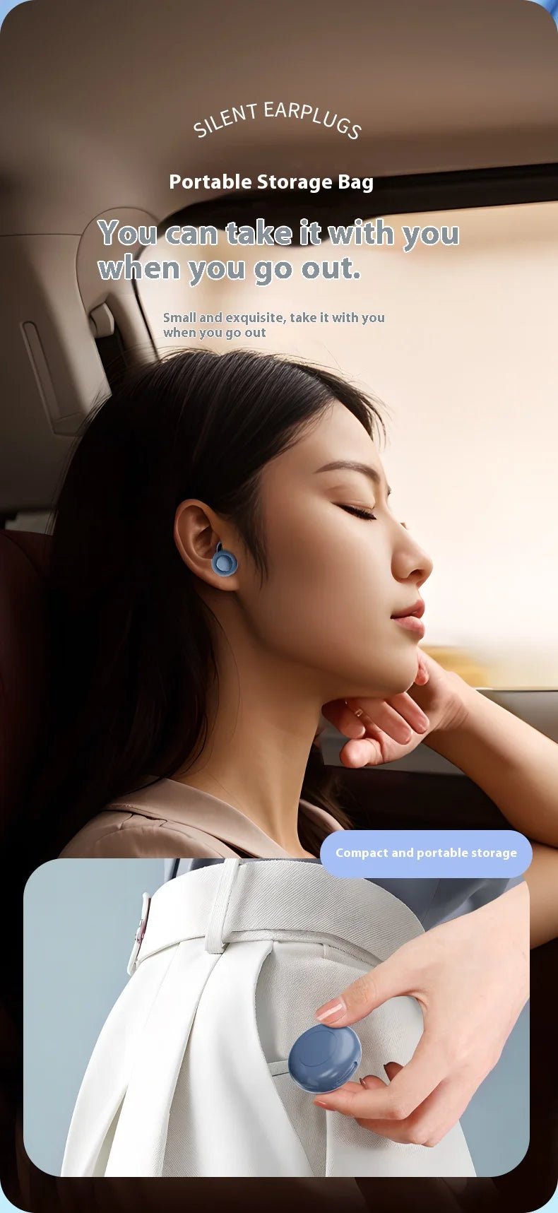 EASYBUDS Sound Insulation And Noise Prevention Earplugs Noise Reduction Sleep Products Deep Sleep Earplugs Silent Earplugs