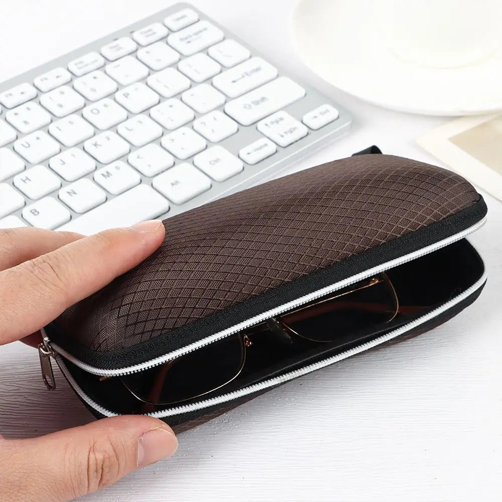 Unisex Portable Zipper Glasses Box Eyeglasses Case Eyeglasses Accessories Glasses Holder