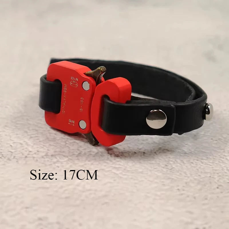 Unisex Street Fashion Trend 1017 ALYX 9SM Functional Bracelet Gift Box Packaging Open Buckle Men Women ALYX Accessories