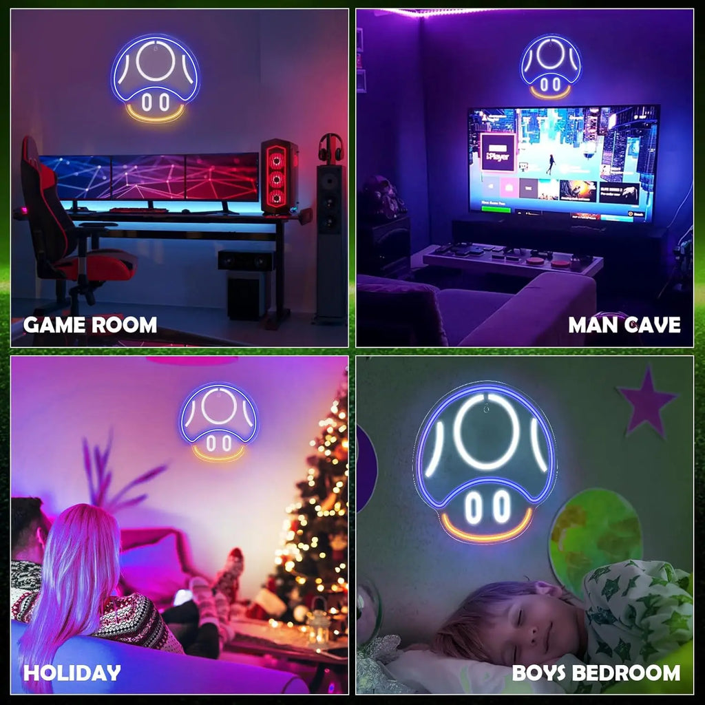 Gaming Neon Signs LED Neon Light Sign Light Up Neon Signs Wall Decor for Game Room Man Cave Bar Decor Store Club Bistro