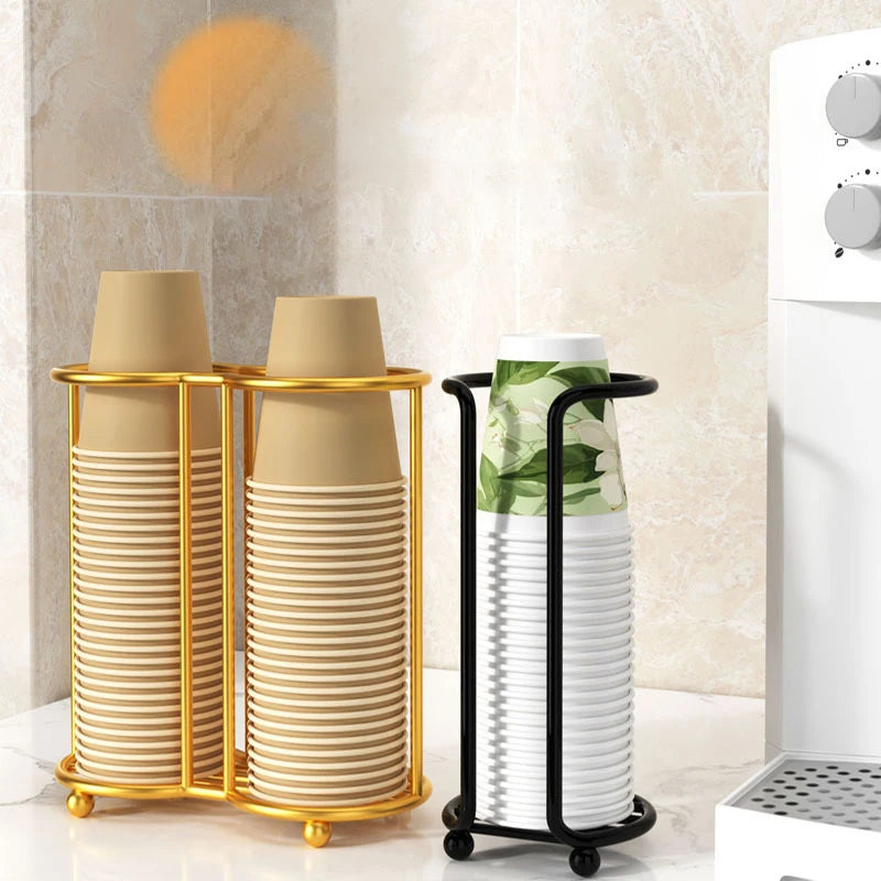 Kitchen Paper Cup Holder Picker Multifunctional Desktop Cup Storage Rack Household Coffee Cup Holder For Home Disposables Cups
