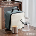 V60 Travel Pour Over Coffee Kit with Electric Grinder, Stainless Pot & Gift Box