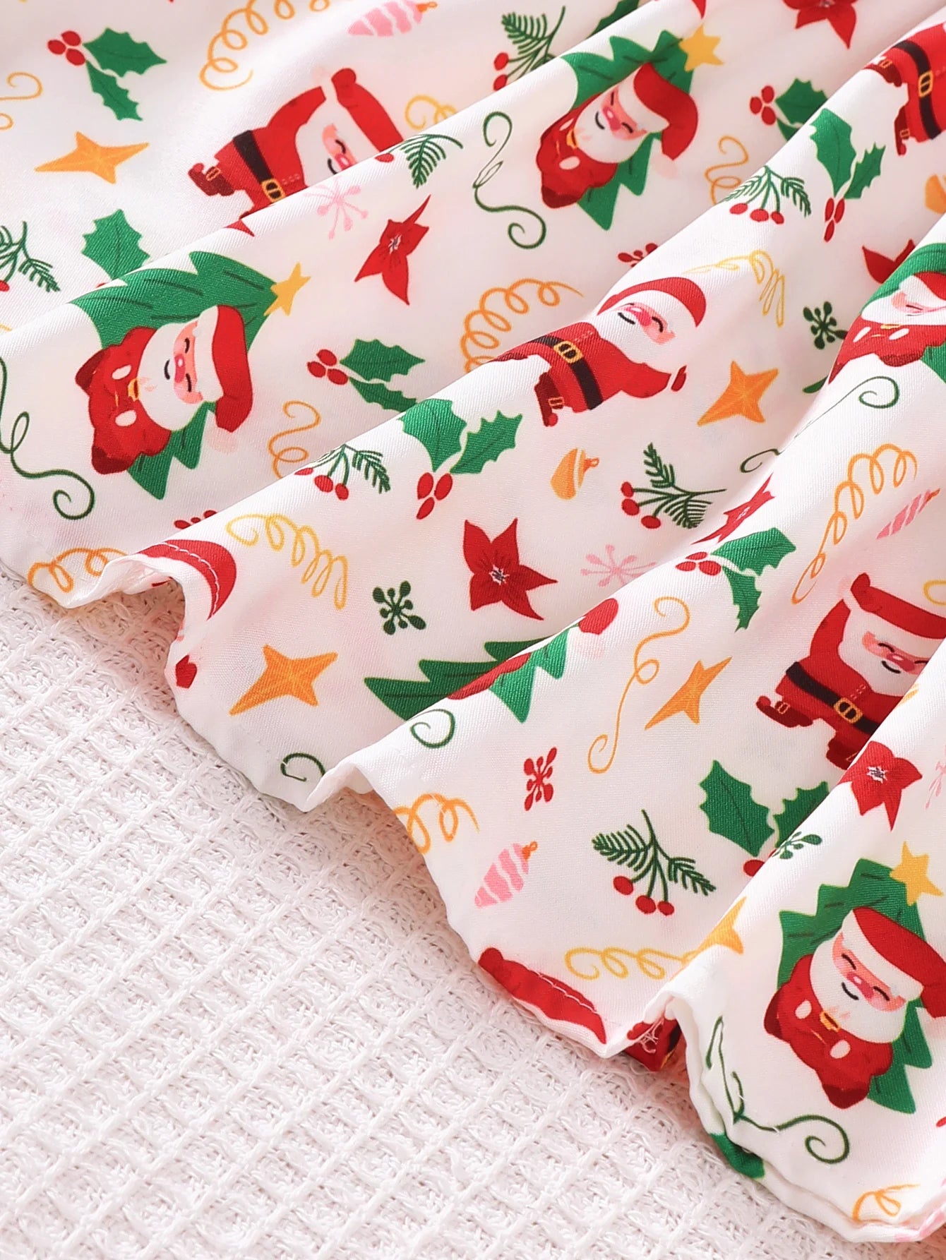 1-7 Years Children Girls New Year Dress Red Long Sleeved Flower Skirt for Birthday Wedding Party Wear Fashion Autumn Outfits
