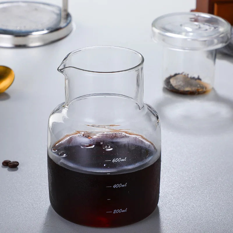 600ml Classic Cold Brew Coffee Ice Coffee Maker Espresso Coffee Drip Pot Specialized Barista Accessories