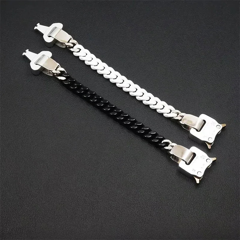 Unisex Street Fashion Trend 1017 ALYX 9SM Functional Bracelet Gift Box Packaging Open Buckle Men Women ALYX Accessories