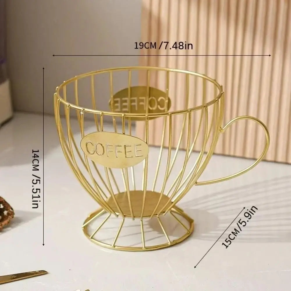 High Quality Large Capacity Coffee Pod Holder Coffee Pod Storage Cup Coffee Capsule Holder Home Decoration Irregular Shape