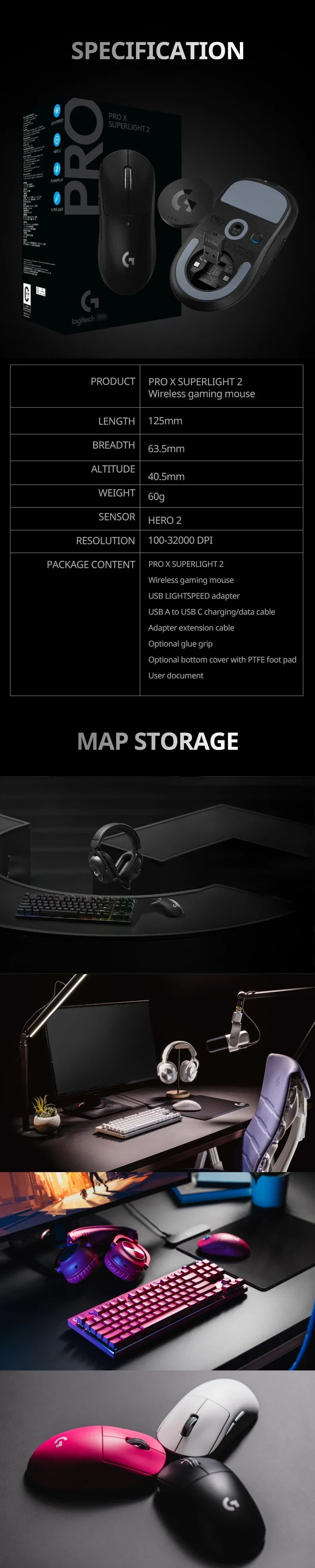 Logitech PRO X SUPERLIGHT/G102/G203 Esports Gaming Mouse Wired RGB Lighting High Sensitivity PUBG LOL