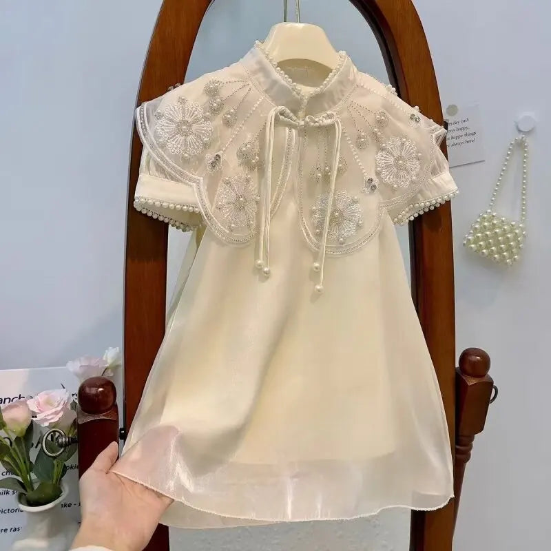 Girls Princess Dress New Fashion Party Costumes Kids Casual Outfits Baby Lovely Suits 2024 Dress