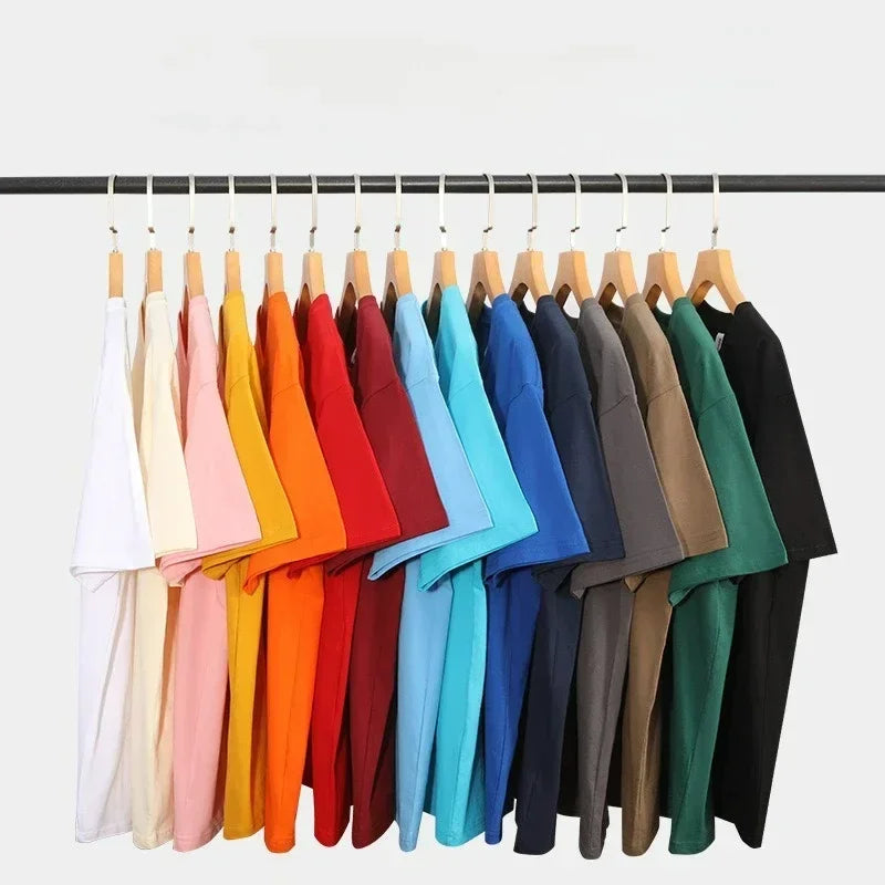 new style Fashionable Bestseller - Loose-Fitting Round-Neck Summer Cotton T-Shirt for Men and Women, Stylish and Breathable Top
