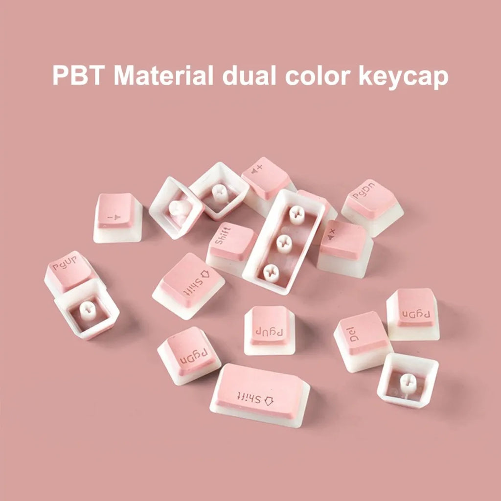 Pudding Keycaps, PBT Shine Through Keycaps 130 Keys Set OEM Profile, for 100%, 75%, 65%, 60% Keyboard for Mechanical Keyboard