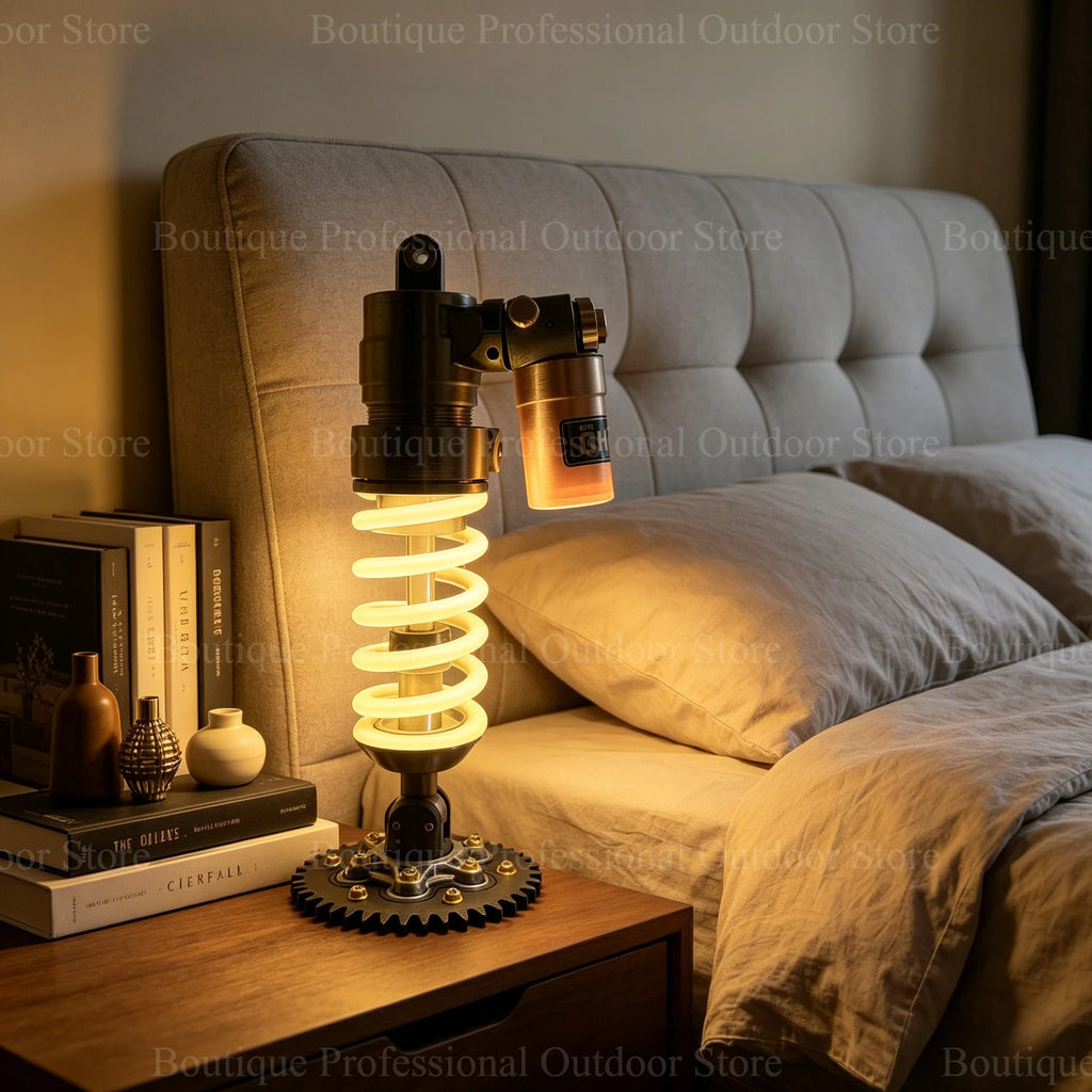 DIY Motorcycle Style Ambient Light Gaming Room Setup Decor Creative Gift For Male Gamers Bike Lovers For OHLINS Suspension Lamp