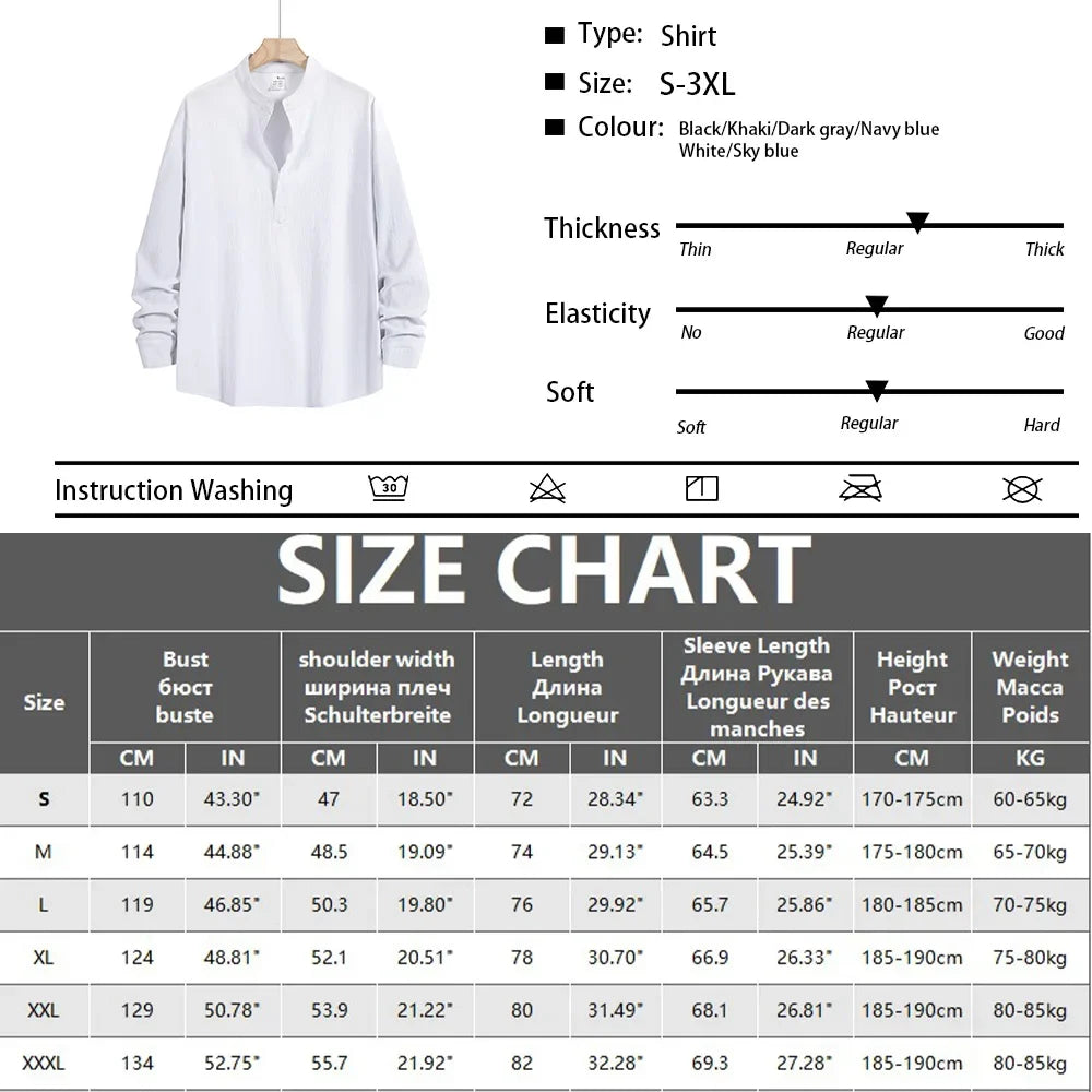 Men's Long Sleeve Shirt and Pants Suits Men Beach Wear Tracksuit Solid Color Shirts Sweatpants Hawaiian Vacation Men's Clothing