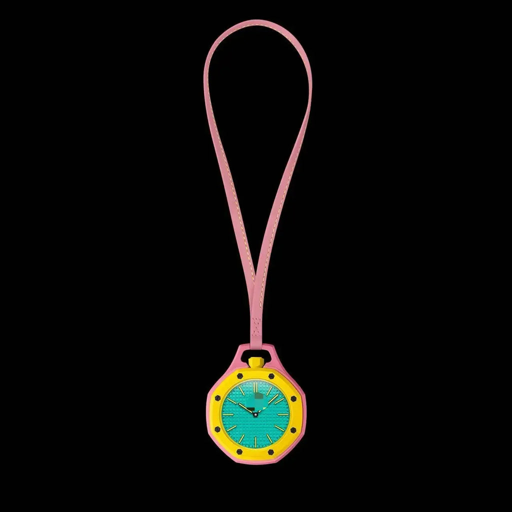 2026 New AP Collaboration Pocket Watch Fashion Quartz Wristwatch Waterproof Leather Strap Pendant Hanging Watch