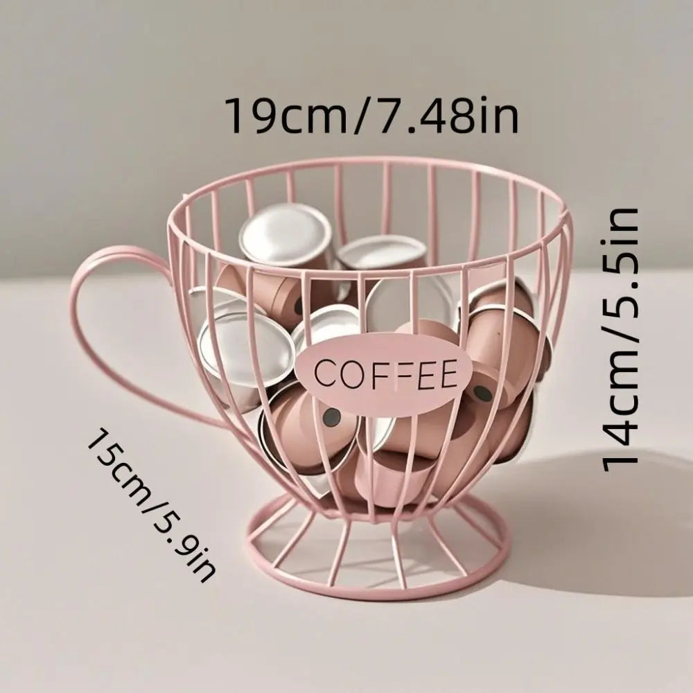 High Quality Large Capacity Coffee Pod Holder Coffee Pod Storage Cup Coffee Capsule Holder Home Decoration Irregular Shape