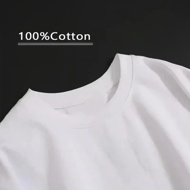 Y2K Italian Tide Tshirts Summer New Unisex Oversized Letter Print Cotton Tees Luxury Streetwear Couple Matching Breathable Tops
