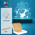Gaming Room Lamp Anime Goku Night Light Luces Led Lights For Bedroom Home Decoration Usb Small Rgb Lighting Xmas Birthday Gifts