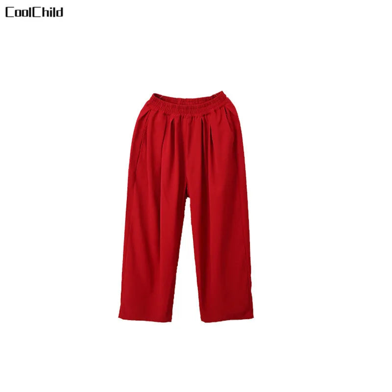 Hip Hop Girls Crop T-shirt Loose Pants Kids Street Dance Baseball Jacket Child Streetwear Jazz Clothes Sets Teen Fashion Costume