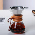 Hand Brewed Coffee Sharing Pot Filter Screen Glass Coffee Filter Cup Coffee Pot Set Drip Small Household Glass Pot 400-800ml