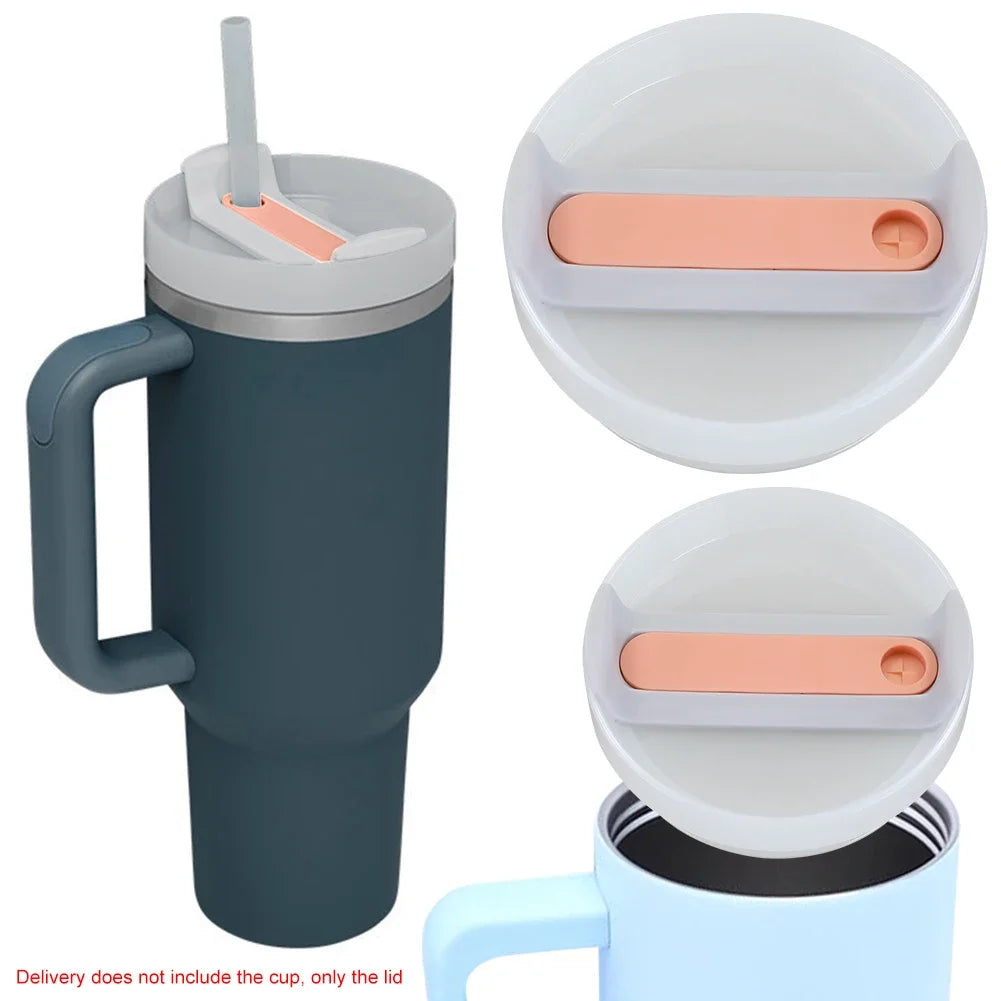 40Oz for Stanley  Tumbler Lid for Stanley Cup Lid Water Bottle Cover Splash Spill Proof Straw Lid for Stanley Cup Accessories