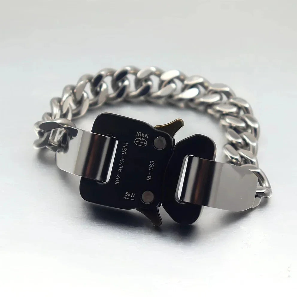 Unisex Street Fashion Trend 1017 ALYX 9SM Functional Bracelet Gift Box Packaging Open Buckle Men Women ALYX Accessories