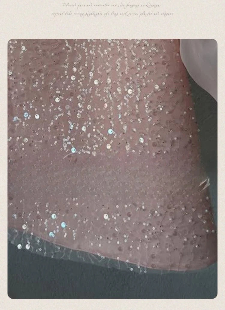 Teen Girl Clothes 2025 New Glitter Kids Girls Princess Gown Piano Recital Sweet Party Outfit Toddler Formal Wear Costume Vestido
