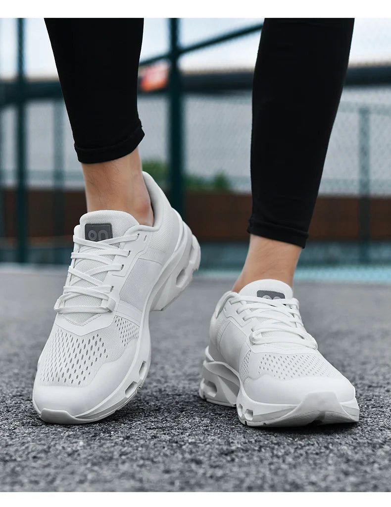 New Men's Lightweight Running Shoes with Breathable Mesh Soft Sole and Shock Absorption, Training and Jogging Shoes