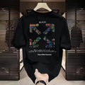 2026 New Fashion Street High-Quality Flower Patterned Men's and Women's T-Shirts - Loose Fit, 100% Cotton Short Sleeves