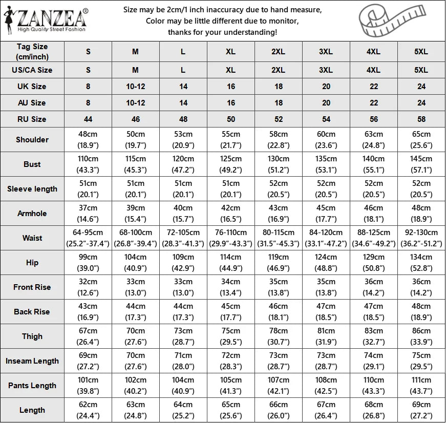ZANZEA Women's Gingham Pant Suits Collared Long Sleeve High-Low Blouse & Wide Leg Pant 2 Pieces Sets Streetwear Casual Outfits