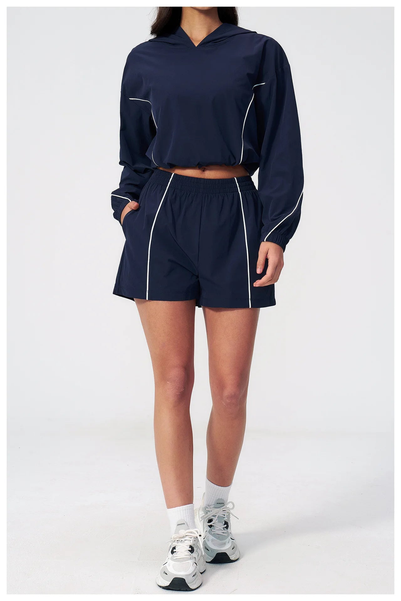 Yoga Set For Women Tracksuit Summer Sun Protection Set Yoga Long Sleeved Running Set Outdoor Sportswear For Women Athletic Wear