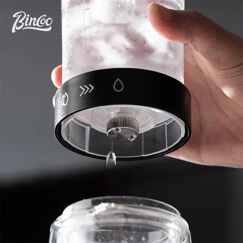Bincoo Cold Brew Extraction Pot Double-layer Glass Ice Drip Pot Drip Coffee Maker Extraction Ice Sharing Cup 450ML