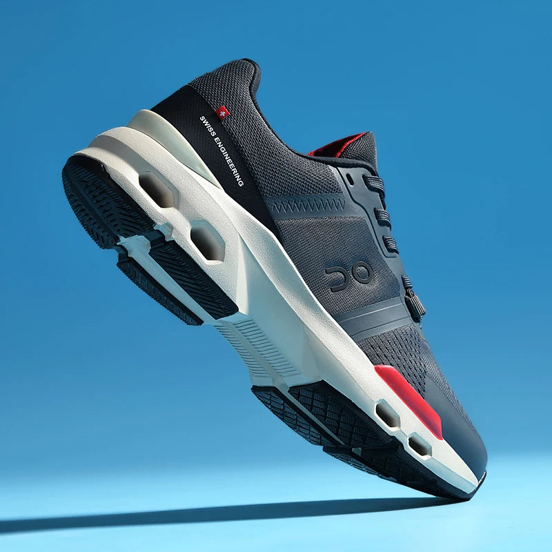 New Men's Lightweight Running Shoes with Breathable Mesh Soft Sole and Shock Absorption, Training and Jogging Shoes
