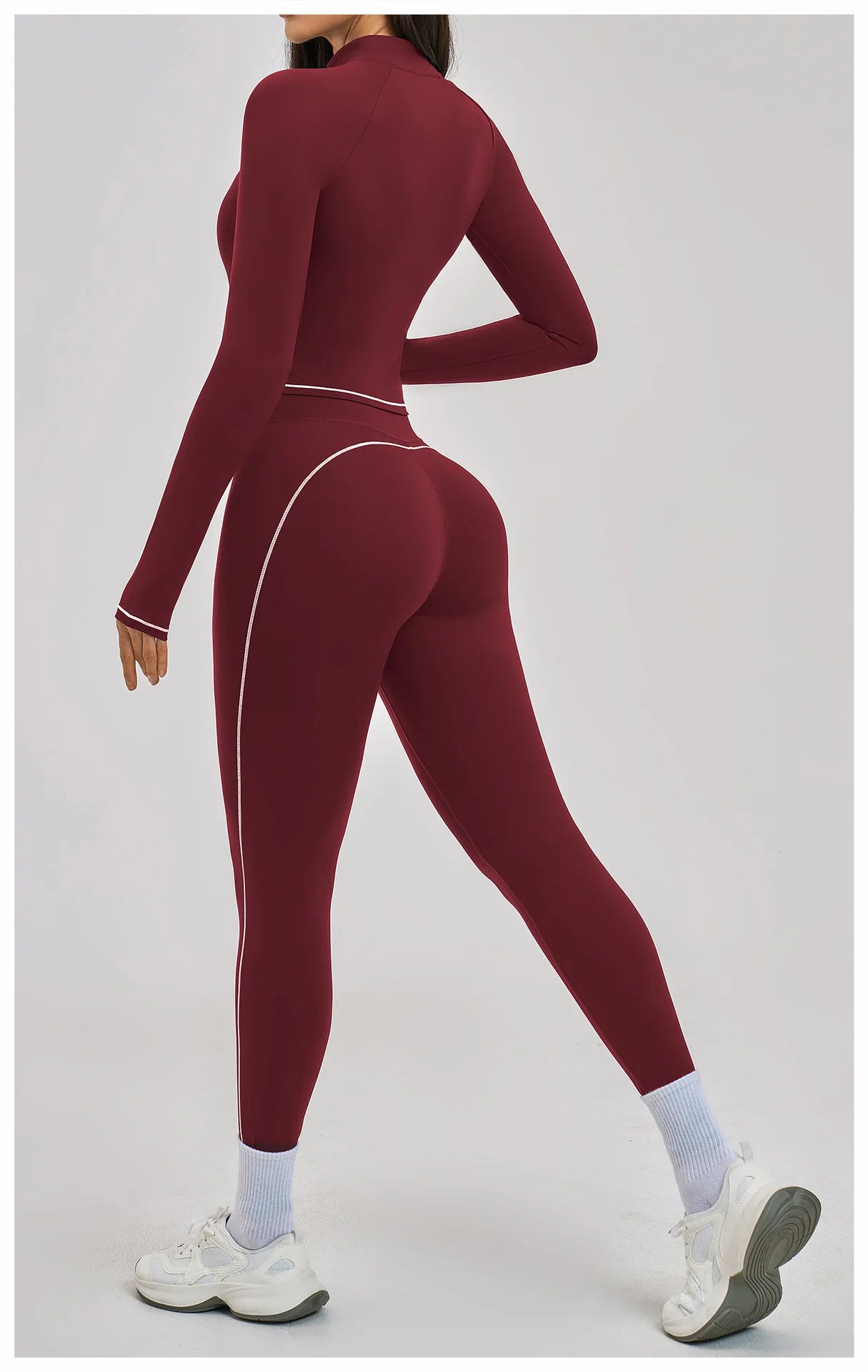 3PCS Yoga Suit Women Tracksuit Sports Outfits Gym Set Running Workout Clothes Long Sleeve Sports Bra Athletic Wear Yoga Clothing