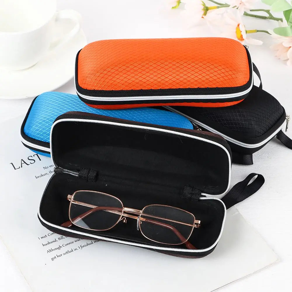 Unisex Portable Zipper Glasses Box Eyeglasses Case Eyeglasses Accessories Glasses Holder