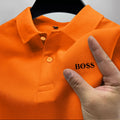 2026 Fashion Men's Multifunctional Business Polo Shirt - Classic Design Suitable for Work and Travel, Multi-Color T-Shirt Top