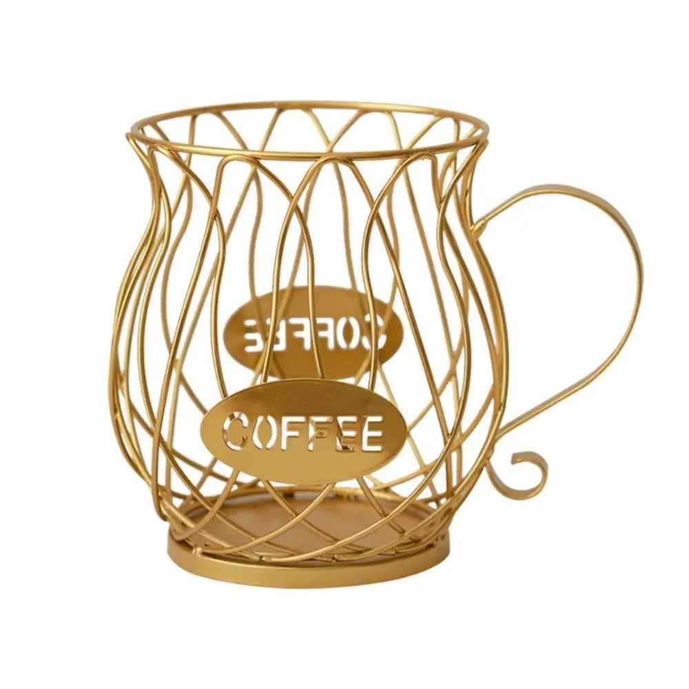 High Quality Large Capacity Coffee Pod Holder Coffee Pod Storage Cup Coffee Capsule Holder Home Decoration Irregular Shape