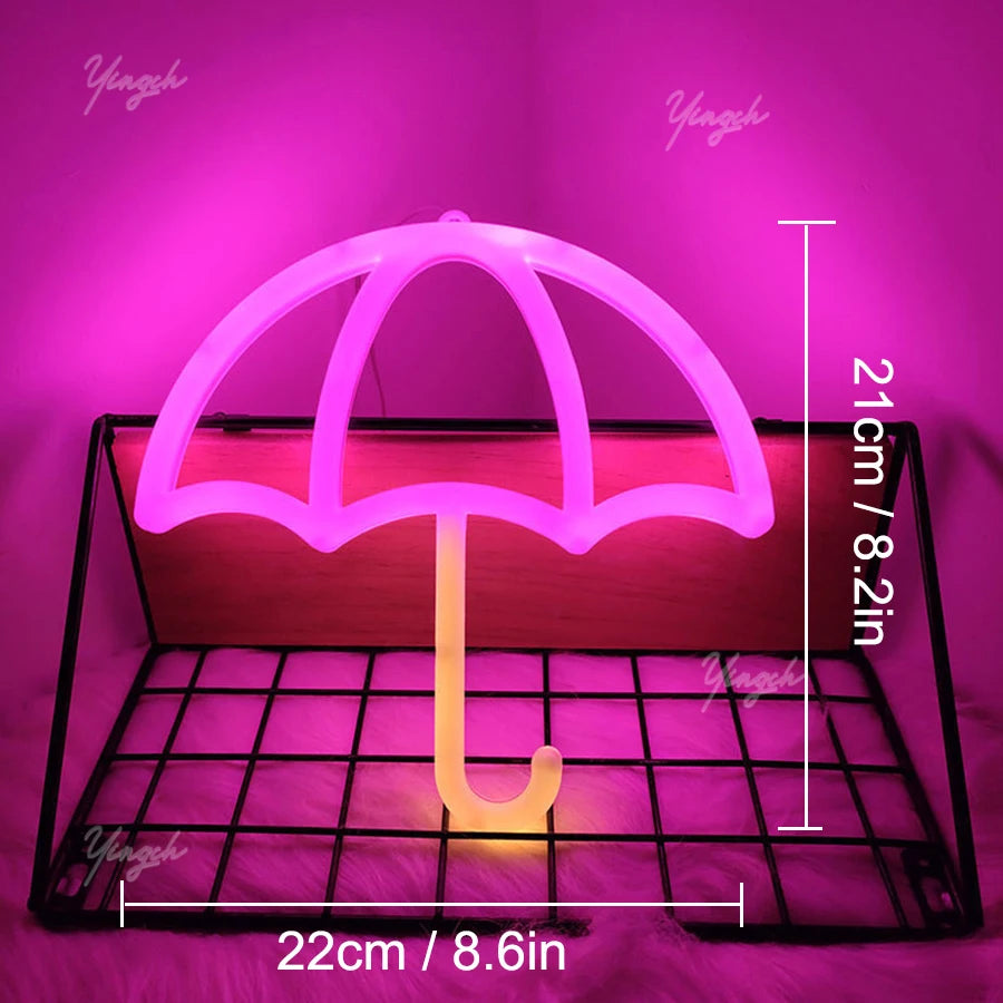 LED Bright Neon Light Night Gamepad Fire Moon Star Sign Modeling Lamp Room Wall Art Decoration Wholesale Xmas Birthday Wedding