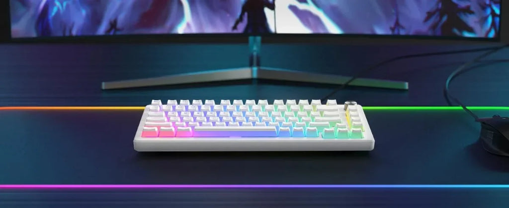 Pudding Keycaps, PBT Shine Through Keycaps 130 Keys Set OEM Profile, for 100%, 75%, 65%, 60% Keyboard for Mechanical Keyboard