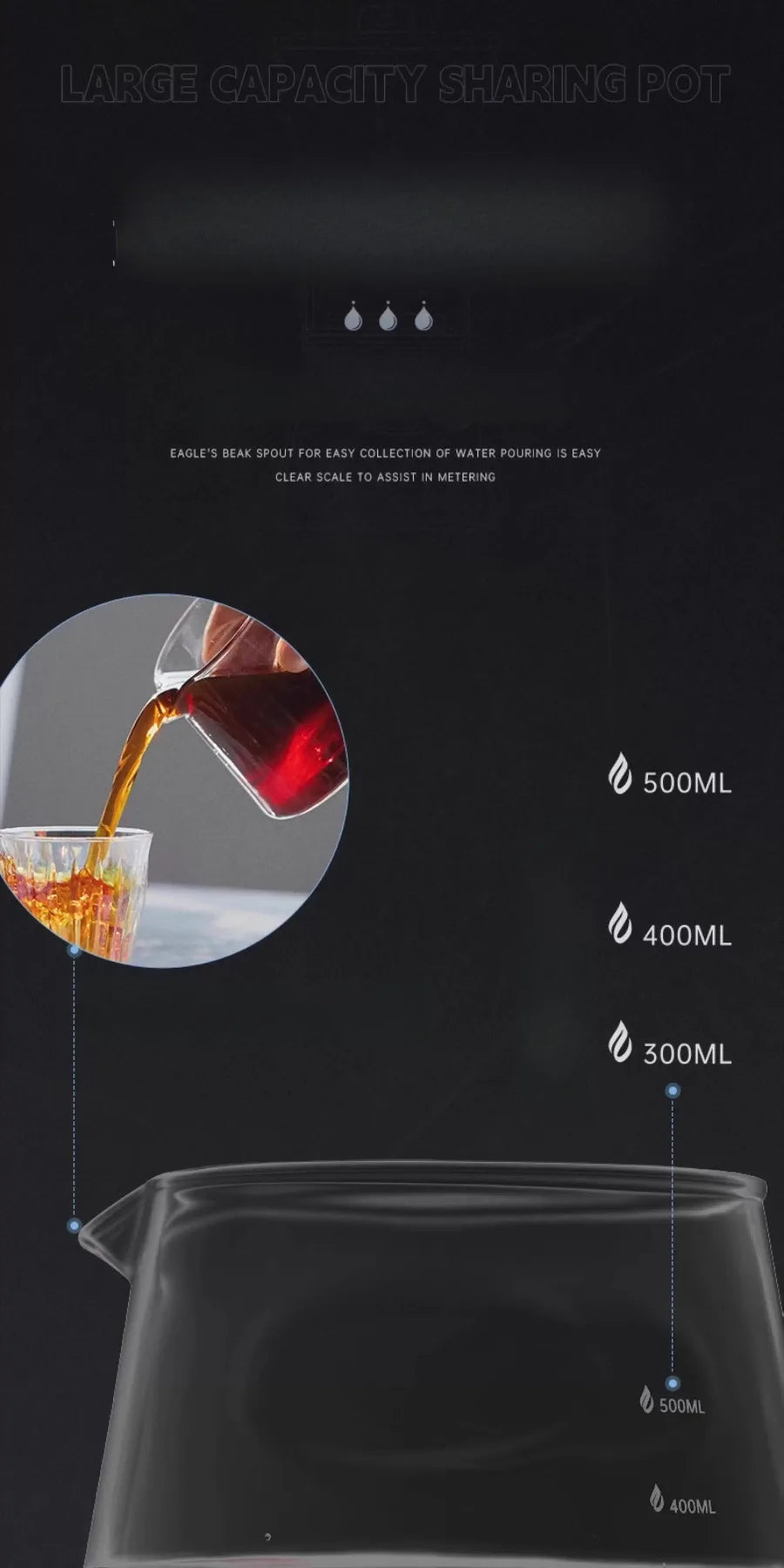 muvna Cold Brew Coffee Maker 600ml Adjustable Water Flow Dripper Iced Coffee Tea Brewer Stainless Steel Filter Home Barista Tool